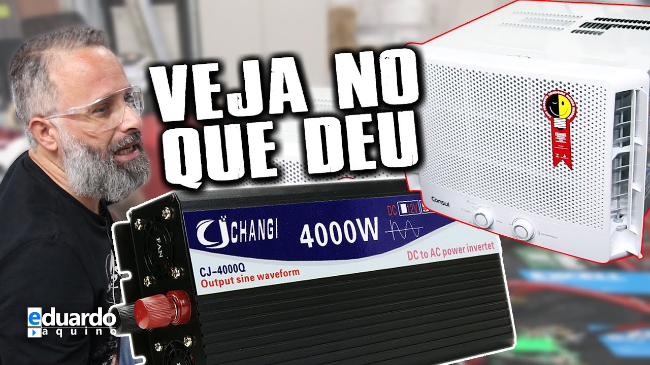 INVERSOR 4000W CHANGI SUPER BARATO Liga Ar Condicionado no OffGrid