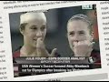 broke her leg in a collison with Brazil's Andreia Rosa.