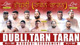 Dubli (Tarn Taran) Kabaddi Tournament 04 Mar 2023