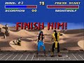 mortal kombat finisher history: scorpion!