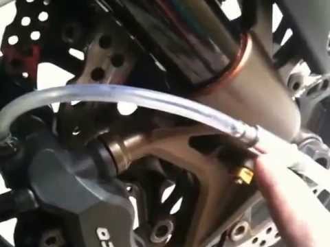 how to bleed zx10r brakes