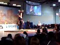 Vasyl Virastyuk One Arm Circus Dumbbell Presses 210Lbs
