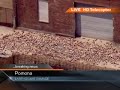 Quake Shakes Bricks Off Building In Pomona, California Quake Shakes Bricks Off Building In Pomona, California