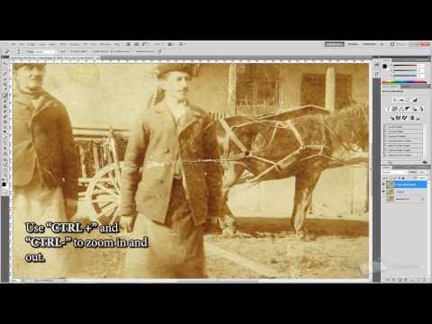 how to repair old photos in photoshop