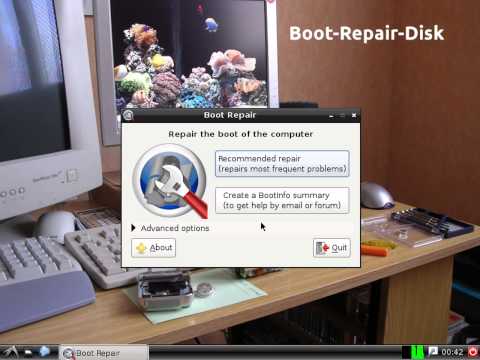 how to repair grub