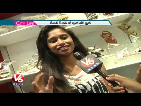 New Footwear Models Attract Youth | Trendy Footwear Designs In Hyderabad | City Life | V6 News