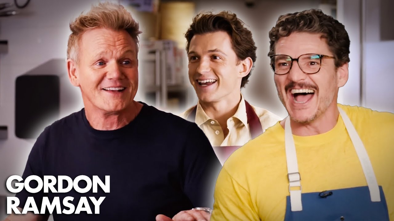Cooking With Marvel Stars! (Feat. Tom Holland, Pedro Pascal, Ryan Reynolds & More!) | Gordon Ramsay