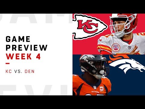 Video: Kansas City Chiefs vs. Denver Broncos | Week 4 Game Preview | NFL Playbook
