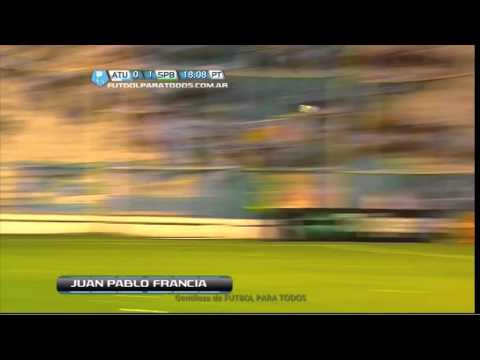 juan - Mirá el golazo olímpico de Juan Pablo Francia para darle la ventaja a Sportivo en Tucumán.