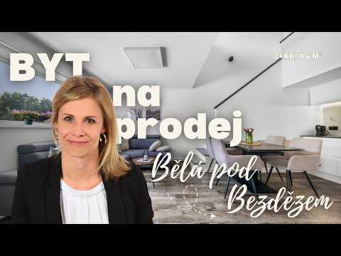 Video Prodej výjimečného mezonetového bytu 3+kk s terasou, 86 m² – Bělá pod Bezdězem