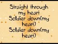 Backstreet Boys Straight Through My Heart with lyrics on screen