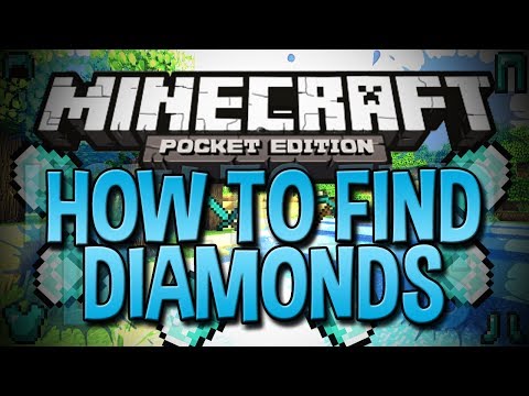 how to collect diamond in minecraft pocket edition