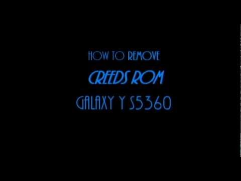 how to remove a rom from galaxy y