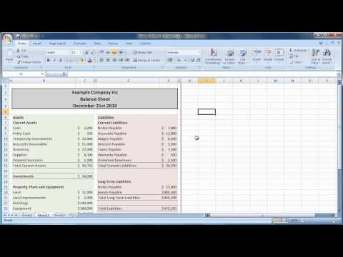 how to balance a balance sheet with example