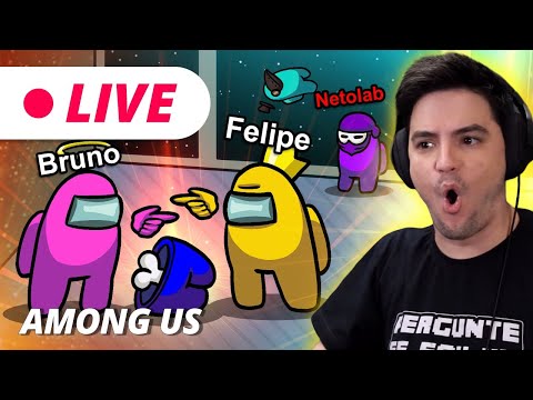 AMONG US COM NETOLAB! VINGANÇA CONTRA O BRUNO!
