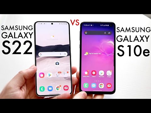 Samsung Galaxy S22 Vs Samsung Galaxy S10e! (Comparison) (Review)