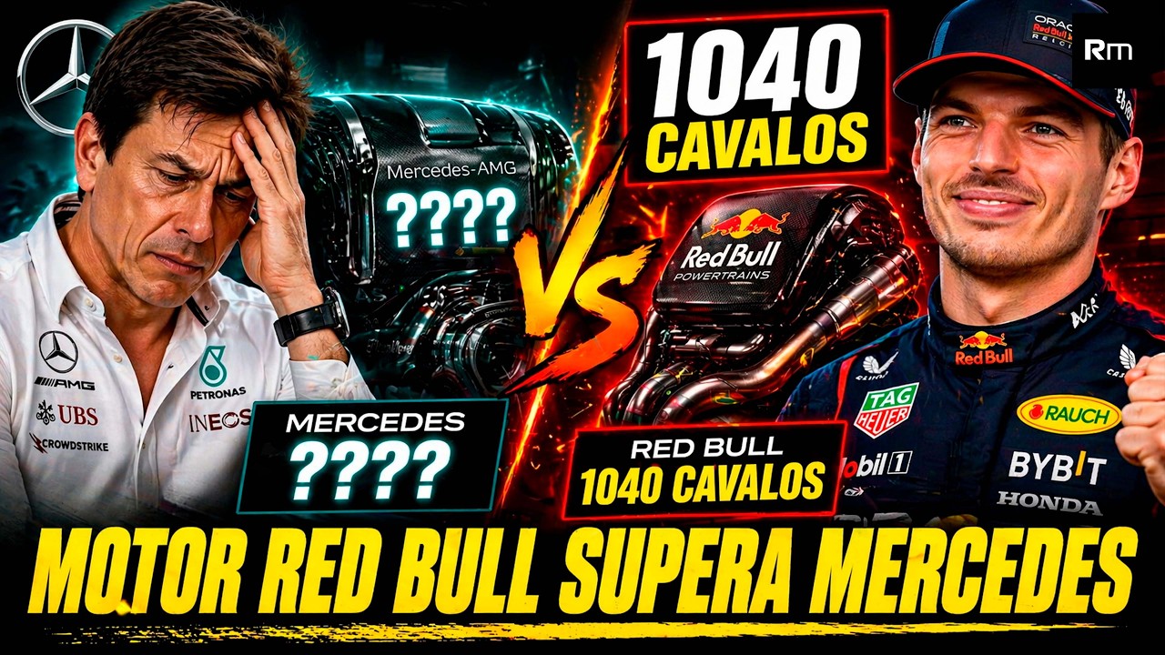 VEXAME PARA TOTO WOLFF? O MOTOR RED BULL QUE JÁ É O BENCHMARK DA F1 #f1