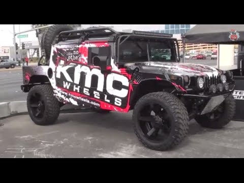 KMC wheels Hummer H1 :SEMA 2013