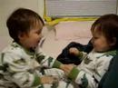 Twins Wrestling