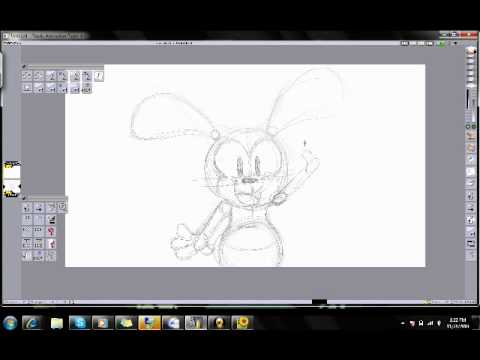 how to draw oswald the lucky rabbit