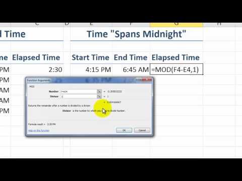 how to calculate time in excel