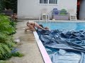 Jumping in the pool Jumping in the pool