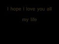 Daniel Bedingfield- If Your Not The One with lyrics