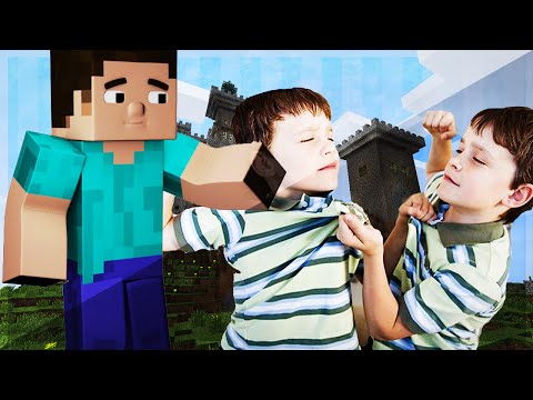 MINECRAFT TROLLING: Child Voice TROLL, *RAGE* , Brother Beatings!