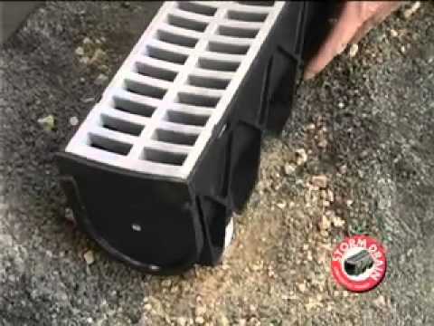 how to install aco drain