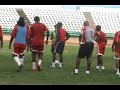 Soca Warriors first day of training camp