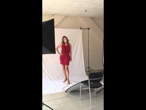 Jasmine Harman’s photoshoot at A Place in the Sun Live