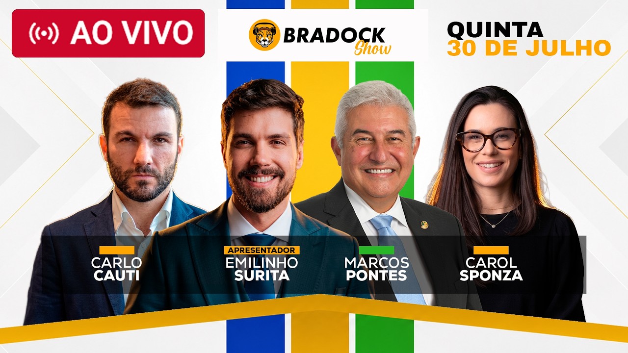 🔴 ENTREVISTA AO VIVO COM MARCOS PONTES | Bradock Show - 30/07/2026