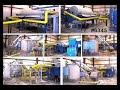 http://www.arnoldeqp.com/6345   (1) - used alar auto-vac rotary vacuum drum filter system.  model 6120.  a detailed description is as follows: the dewatering system consists of a precoat slurry tank, a screw conveyor for charging filter aid to the precoat tank, a rotary vacuum filter, a vacuum pump, a filtrate pump, and belt conveyor for solids removal. stainless steel drum is 6 ft. dia. x 12 feet long and is driven by a 5 hp motor through a reeves vari-drive unit.  speed range of 6 rpm to 30 rpm.  drum is suspended in a filter pan with an oscillating agitator driven by a 2 hp motor through a 60:1 gear reduction unit.  three blade knife discharge (2 knives recently replaced for $1,000.00 each) driven by a dc synchronous/stepping motor.  with new graham vacuum pump ($12,000.00), single stage liquid ring, driven by 50 hp motor.  filtrate is removed from the system by a self-priming labour centrifugal pump driven by a 10 hp motor. bags of filter aid are dumped into a hopper that feeds a screw conveyor and elevates the material into a polyethylene pre-coat slurry tank. the dumping hopper has an electrically driven bridge breaker and an electrically operated bin vibrator. the screw conveyor is driven by an electric motor mounted at the discharge end of the conveyor. the pre-coat tank is made of polyethylene and has a capacity of about 1,250 gallons. it is equipped with a top mounted agitator. waste sludge in a digester basin normally has a solids content of 2-3%. at this concentration, the rotary vacuum filter will handle 10-15 gallons per hour of sludge for each square foot of filter area. the area of the drum is about 226 square feet, for a filtration rate of about 2,250 - 3,400 gallons per hour or about 38-56 gallons per minute.  f.o.b. - location