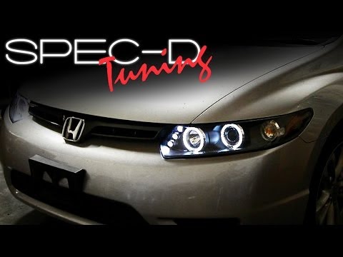 how to adjust honda civic fd headlights