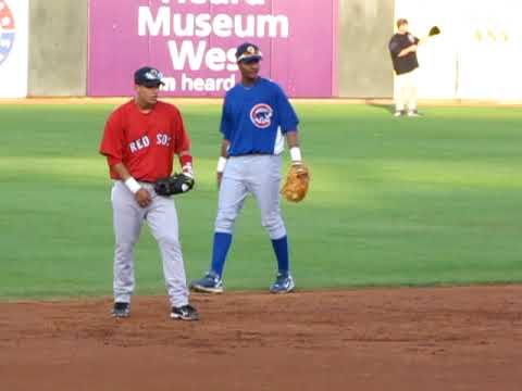 Starlin - From http://www.projectprospect.com ...Jose Iglesias and Starlin Castro take ground balls before the Rising Stars Game.