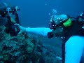 Good shot of Dennis underwater