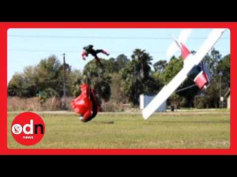 Skydiver vs plane: Florida collision captured in dramatic pictures