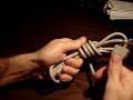 wrapping a power cord without ties