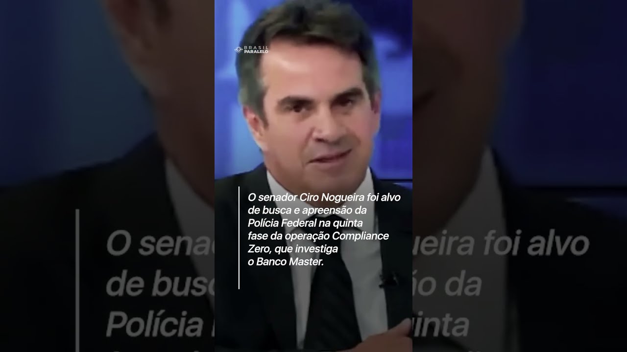 O senador Ciro Nogueira (PP) foi alvo de busca e apreensão da Polícia Federal