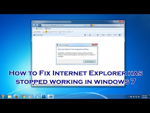 how to fix internet explorer