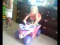 2 Year old riding 4 wheeler