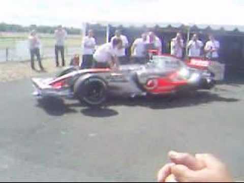 Vodafone McLaren Mercedes MP4-22 Engine Test