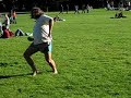 fat stoned hippie dancing