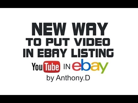 how to video on ebay