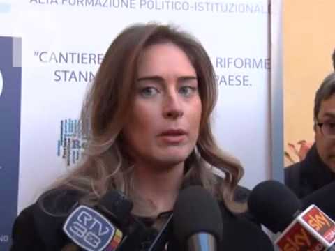 Maria Elena Boschi - dichiarazione integrale VIDEO