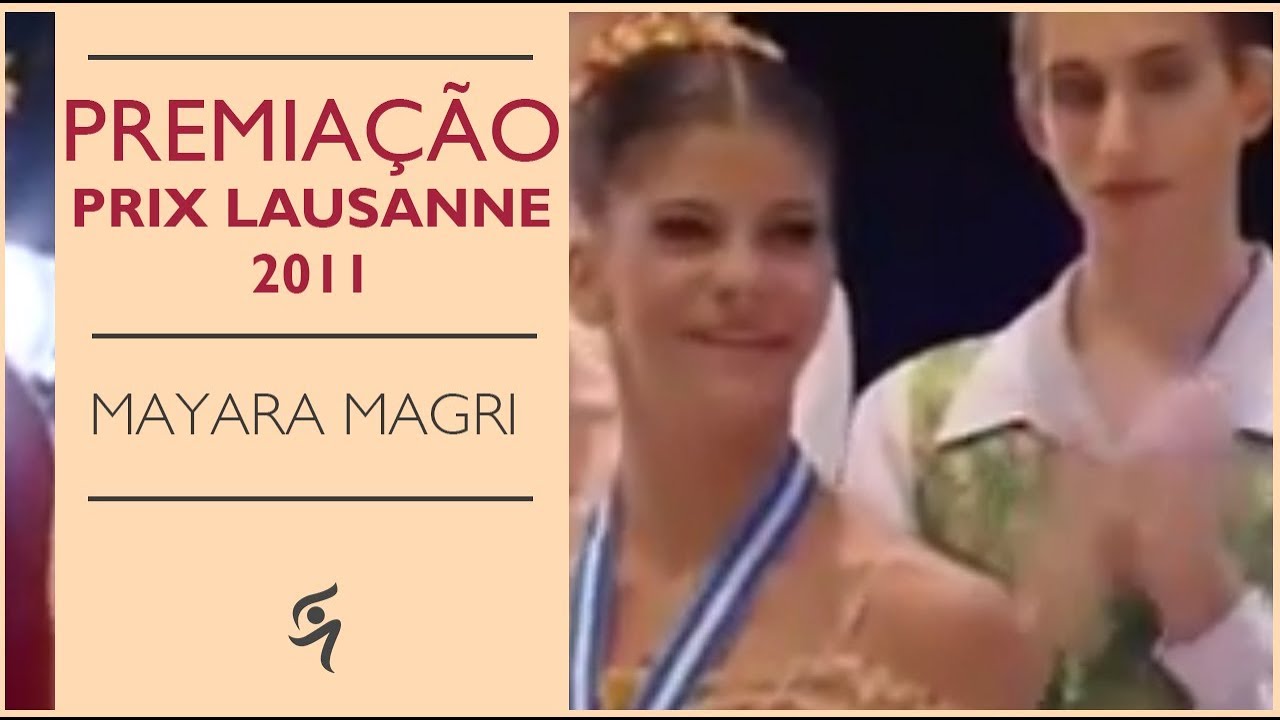 Premiação da bailarina Mayara Magri no Prix de Lausanne - Petite Danse