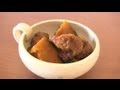 Simmered Karaage and Kabocha (Recipe) から揚げとかぼちゃの煮物 (レシピ)