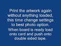 Direct PCB printer in action