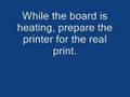 Direct PCB printer in action