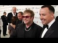 as preparations continue in hollywood for elton john and david furnish's oscar party, david talks about sons zachary and elijah. report by mark morris. like ...